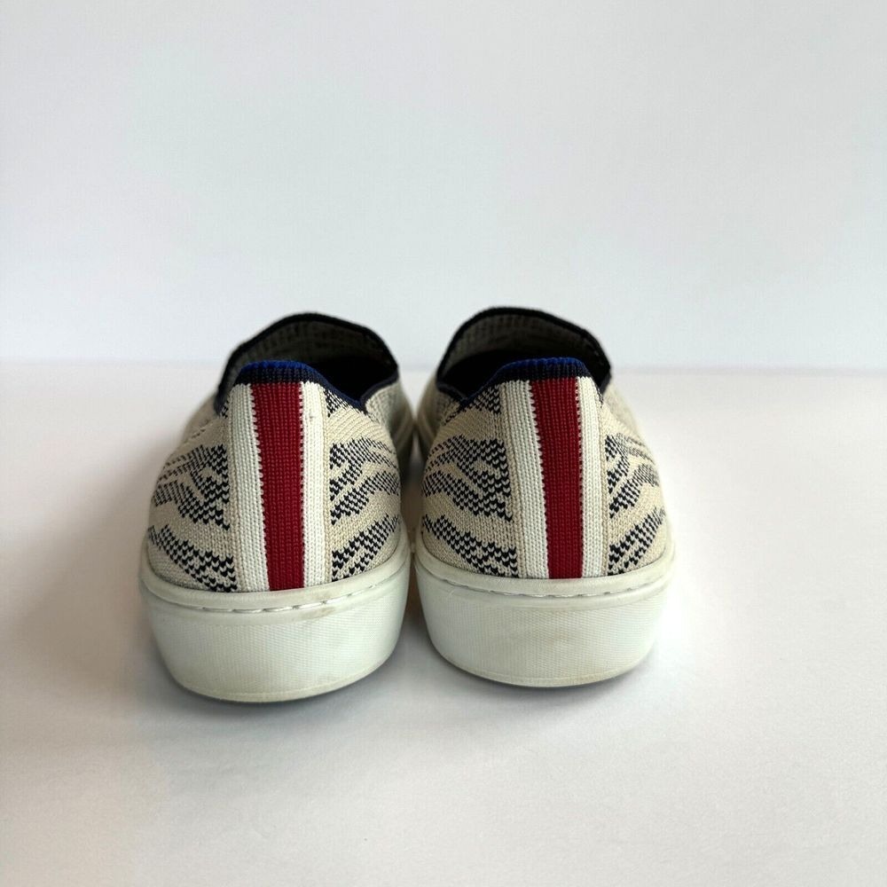 Rothy's The Sneaker Slip On Womens 6 Sand Tiger Animal Print Shoes‎ Washable - Picture 5 of 7